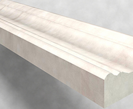Бордюр Marmocer PJG-YXXT002-AEBS 02 Molding Diana White 120x8
