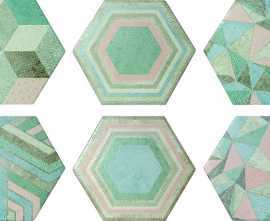 Декор Dune 187462 Portland Hexagon Deco 21,5x25