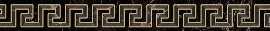 Бордюр Versace 262572 Listello Nero Amasanta 4x78