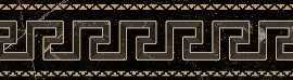 Бордюр Versace 262562 Fascia greca Nero Amasanta 10x78
