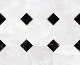 Декор Versace 262610 MOSAICO OTTAGONO Onice Bianco 39x39