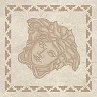 Декоративная вставка Versace 262591 Tozzetto greca Crema Marfil 10х10