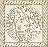 Декоративная вставка Versace 240301 MARBLE TOZZETTO MEDUSA BIANCO SAB 11,5x11,5