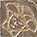 Декоративная вставка Versace 240397 MARBLE TOZZETTO MEDUSA MARRON SAB 2,7x2,7