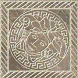 Декоративная вставка Versace 240306 MARBLE TOZZETTO MEDUSA GRIGIO SAB 11,5x11,5