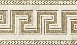 Бордюр Versace 240201 MARBLE FASCIA GRECA BIANCO SAB 11,5x58,5