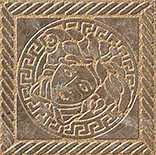 Декоративная вставка Versace 240307 MARBLE TOZZETTO MEDUSA MARRON SAB 11,5x11,5