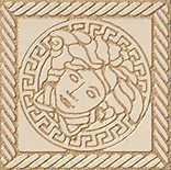 Декоративная вставка Versace 240304 MARBLE TOZZETTO MEDUSA BEIGE SAB 11,5x11,5