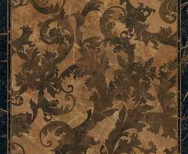 Декор Versace 240073 MARBLE CASSETTONE FOGLIA NERO RETTIFICATO LAPPATO 58,5x58,5