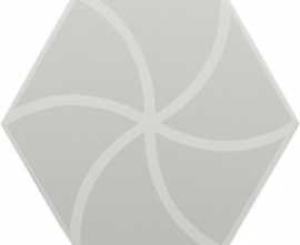 Керамогранит DNA Tiles 127012 FANCY WAVES GREY R10 20x23