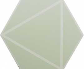 Керамогранит DNA Tiles 127020 FANCY LINES MINT R10 20x23