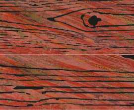 Панно Brennero LACCHE LEGNI ROSSO 30x60 (комплект 2шт)