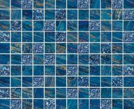 Декор Brennero Mosaico Lux Mix Quadretti Blu 30x30