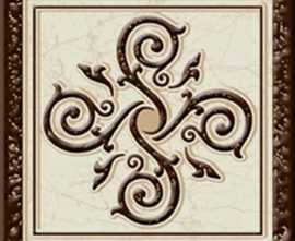 Freelite Decor Гётеборг (коричневый) Вставка 6х6