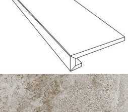 Ступень Gardenia Orchidea 76082 GRADONE GRIGIO 32x80