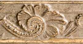 Бордюр Gardenia Orchidea 76133 FASCIA RILIEVO NOCE ORO 10x40