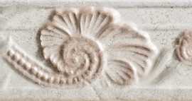 Бордюр Gardenia Orchidea 76131 FASCIA RILIEVO BIANCO 10x40