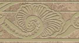 Бордюр Gardenia Orchidea 76033 FASCIA SABBIATA NOCE 10x40