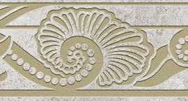 Бордюр Gardenia Orchidea 76031 FASCIA SABBIATA BIANCO 10x40