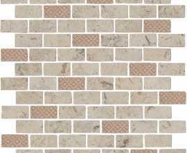 Мозаика Kerama Marazzi MBD015 Про Лаймстоун Антика 3 мозаичный бежевый матовый 32х30