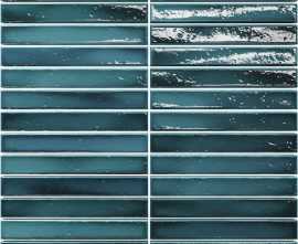 Мозаика Amadis Fine Tiles Short Stick Sapphire Crackle 29,2x29,5