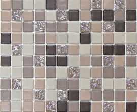 Мозаика Mosavit Mezclas Urban Coffee + Drops Beige 15% 31.6x31.6