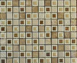 TonoMosaic CSR 096 Керамика и камень 30x30 (чип 1.5x1.5+2.3x2.3)