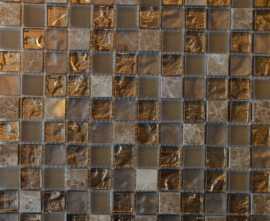 TonoMosaic MMB 18 Камень и стекло 30x30 (чип 2.3x2.3)