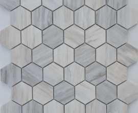 Мозаика Caramelle Mosaic Nuvola rosato POL hex 23x40x6 292x298x6
