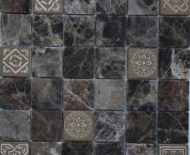 Мозаика Caramelle Mosaic Art Emperador dark MAT 48x48x8 300x300x8