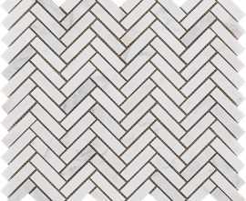 Мозаика L'Antic Colonial L241712831 Lines Minicambric Persian White Classico 25,5x28