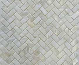Pixmosaic PIX750 Мозаика из натурального перламутра 15x30 270х295x2