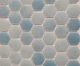 Мозаика Natural STP-BL028-HEX стекло (25) 300х300