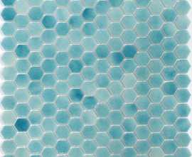 Мозаика Natural STP-BL017-HEX стекло (25) 300х300