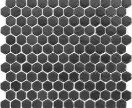 Мозаика Natural STP-BK001-HEX стекло (25) 290x290