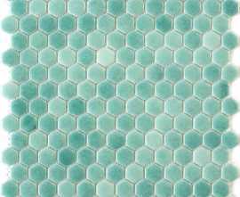 Мозаика Natural STP-GN008-HEX стекло (25) 300х300