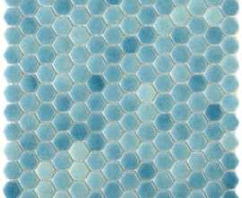 Мозаика Natural STP-BL023-HEX стекло (25) 300х300