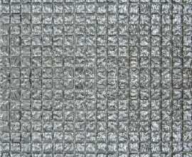 Мозаика Роскошная мозаика № 628 моно платина (1.5x1.5) 30x30