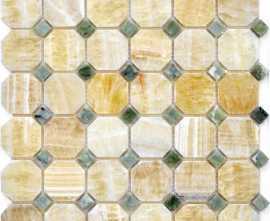 Мозаика Q-Stones QS-027-48P/10 (M073+M068-BP-48P) 30,5х30,5х1