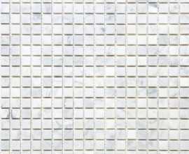 Natural 7M088-15P (Carrara) мозаика Мрамор 15x15 305х305