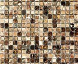 Natural 7M022-15P (Emperador Dark) мозаика Мрамор 15x15 305х305
