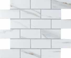 Мозаика Bonaparte Brick Calacatta Gold 4.5*9.5*6 28.8x29.2