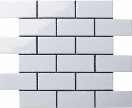 Мозаика Bonaparte Brick White 4.5*9.5*6 28.8x29.2