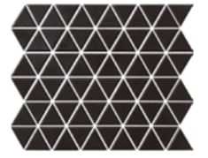 Мозаика Bonaparte Reno Black matt 25.2x29.1