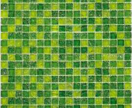 Мозаика Bonaparte Strike Green (стекло) 15*15 300*300