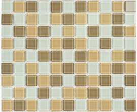 Мозаика Bonaparte Raf coffee (стекло) 25*25*4 30x30