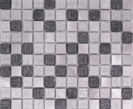 Мозаика Bonaparte Trend Silver (стекло+металл) 23*23 300*300