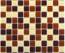 Мозаика Bonaparte Toffee mix (стекло) 25*25 300*300