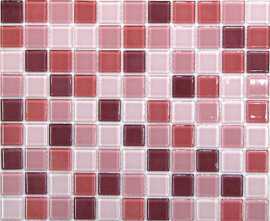 Мозаика Bonaparte Plum mix (стекло) 25*25 300*300
