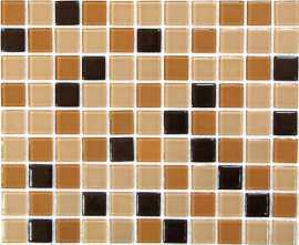 Мозаика Bonaparte Coffee Mix (стекло) 25*25 300*300